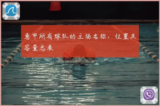 意甲所有球队的主场名称、位置及容量总表